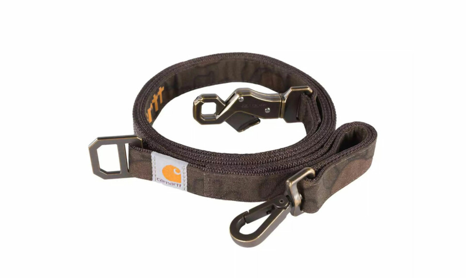 Carhartt har lavet en hundesnor, der gør gåturen lidt federe