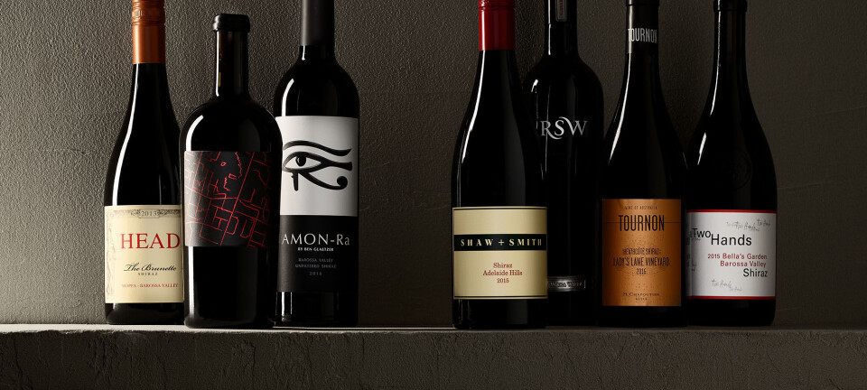 7 shiraz-vine fra Australien, du skal prøve