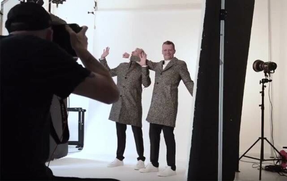 Se video med Casper og Frank fra Euromans forsideskydning