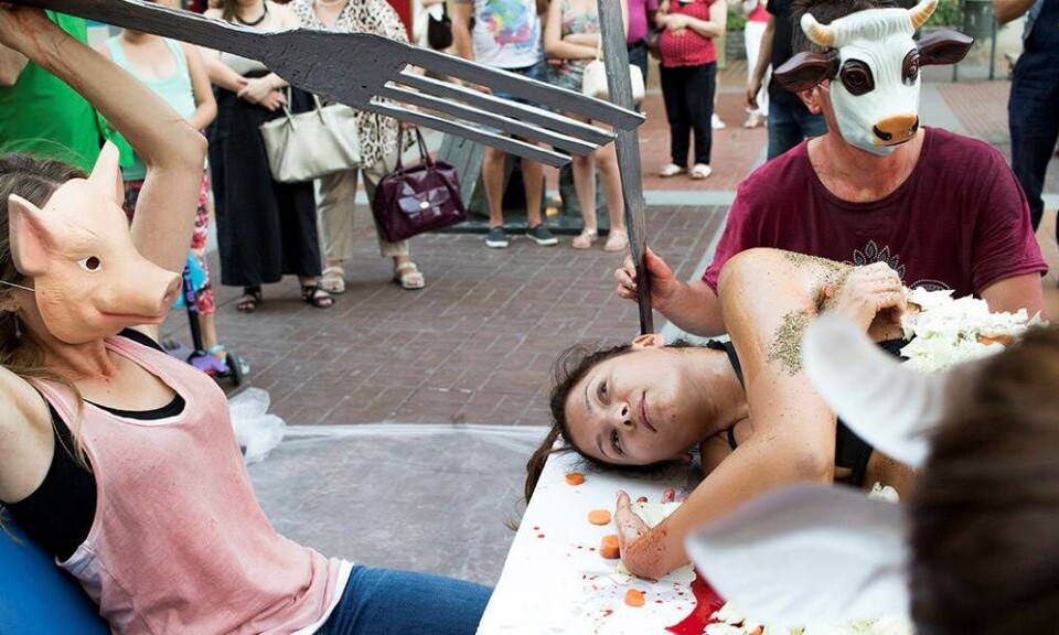 veganere demonstration
