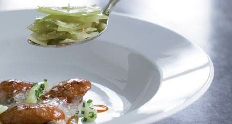 Kålsuppe med små chorizopølser og spæk