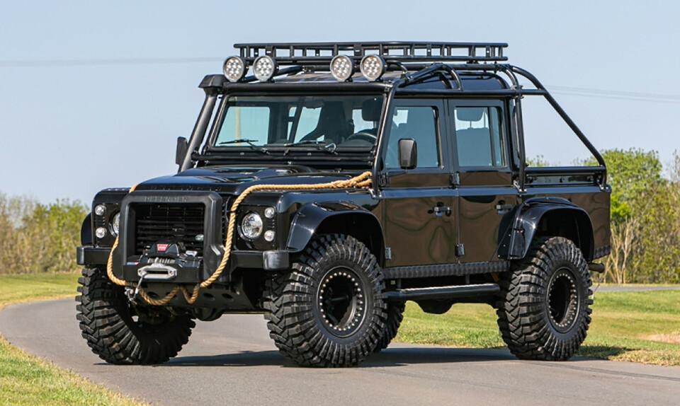 James Bonds Land Rover Defender fra Spectre er på auktion