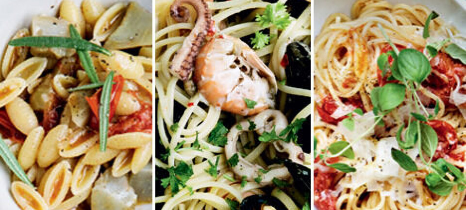 7 italienske pasta opskrifter