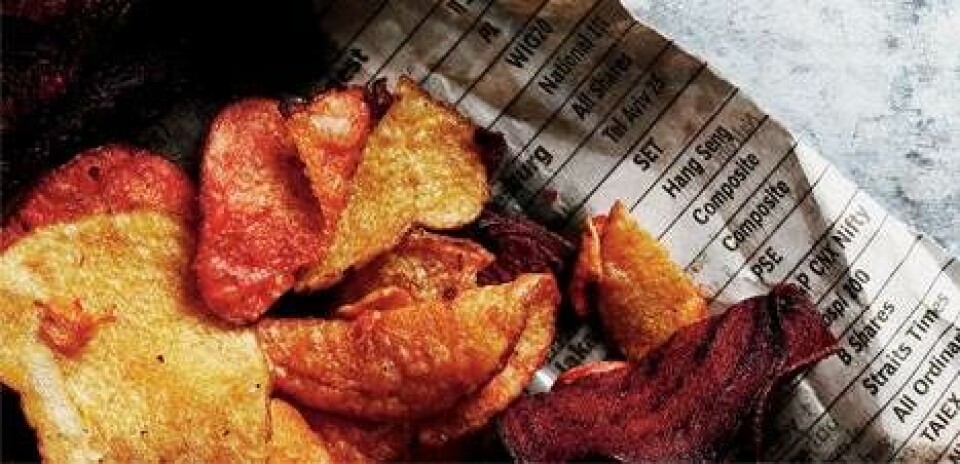 Chips af rodfrugter