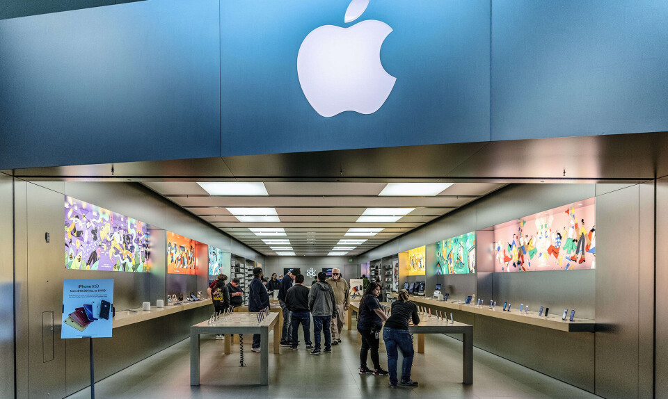 Fire Apple-butikker i USA har været udsat for tyveri, men anholdte den forkerte tyv.