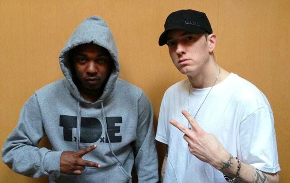 Lyt til Eminem og Kendrick Lamar: 'Love Game'