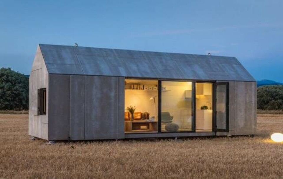 Mobilt hus i beton og træ fra ÁBATON Architects
