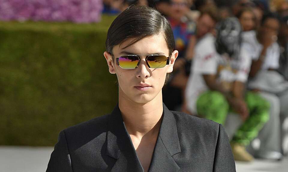 Prins Nikolai er model hos Dior