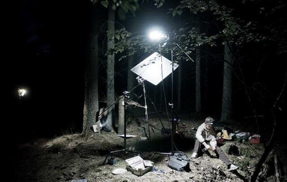 Du sov, da Tobias tog ud i skoven og optog sit eget mareridt