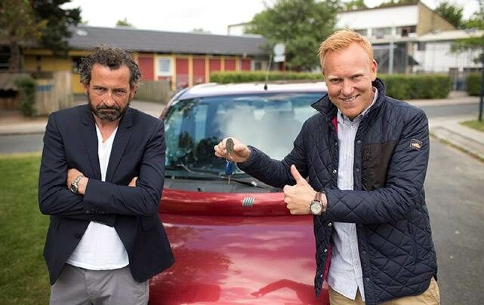 ”Jeg hidsede mig op engang og råbte, at en cyklist var en fucking so, og så sad mine børn omme bagved. Hmm. Det var nok ikke så smart.”