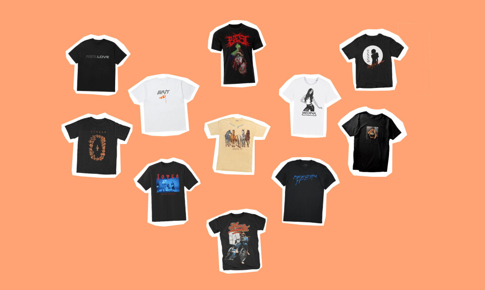 Fra Barselona til Medina: Her er 11 af de bedste danske band-T-shirts lige nu