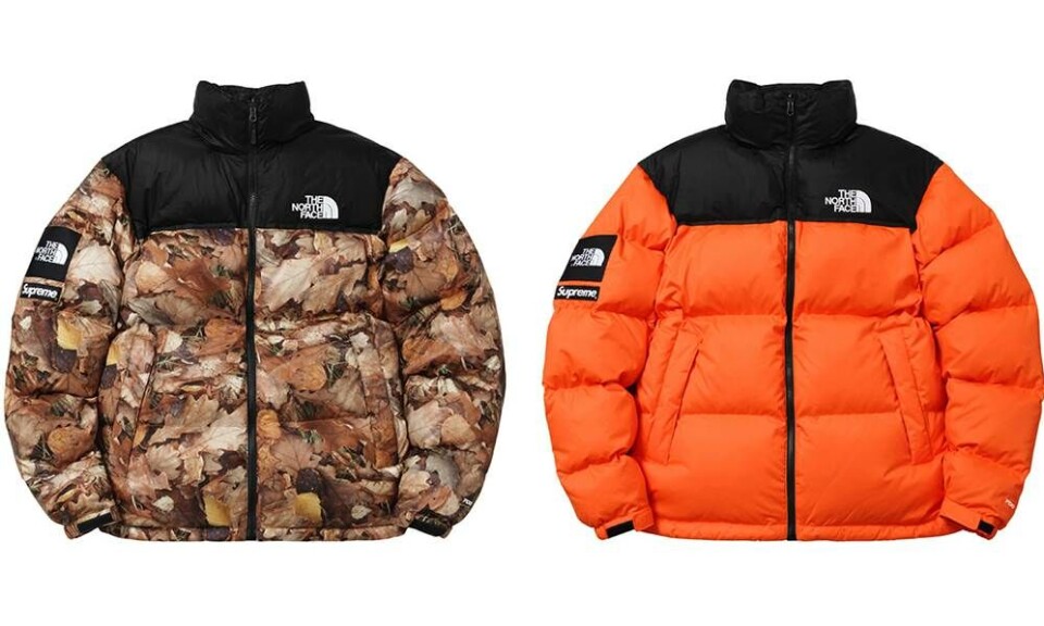 Vinterjakker fra Supreme og North Face
