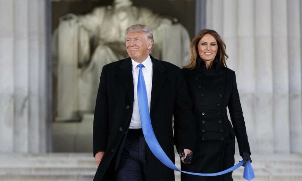 Donald Trump slips