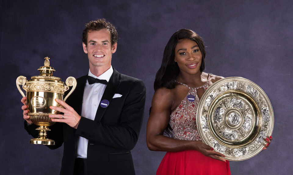 Serena Williams og Andy Murray stiller op som par ved Wimbledon