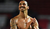 Velbekomme: Zlatan Ibrahimovic køber helsides annonce for at offentliggøre klubskifte