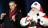 Kom i julestemning: Obama synger ’Jingle Bells’ med Chance the Rapper