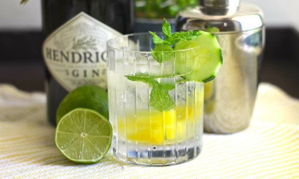 Gin tonic hendricks