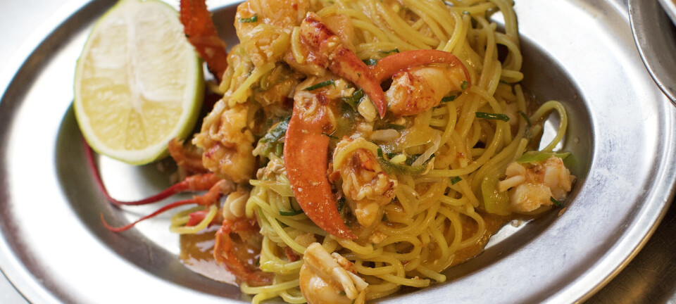 En hummer lever allerbedst i spaghetti. Sådan gør du