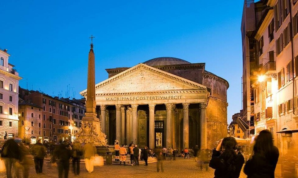 rom pantheon piazza della rotonda