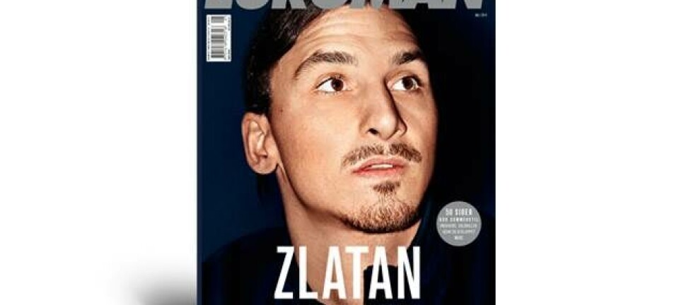 Zlatan stjæler forsiden af Euroman