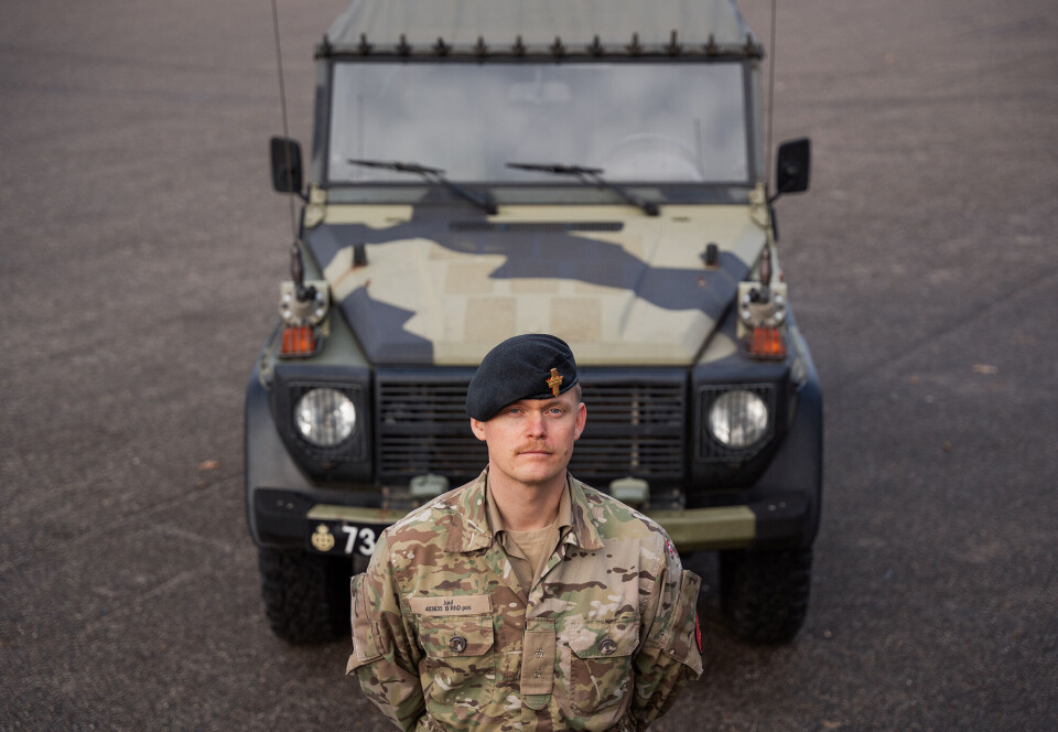 I Forsvaret kommer Kristian helt tæt på den nye virkelighed: ”Det tvinger automatisk én til at reflektere over flere ting”