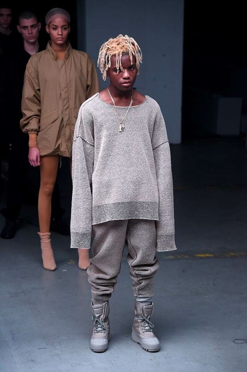 Storsmilende Kanye viste hele Adidas-kollektionen frem under New Yorks modeuge