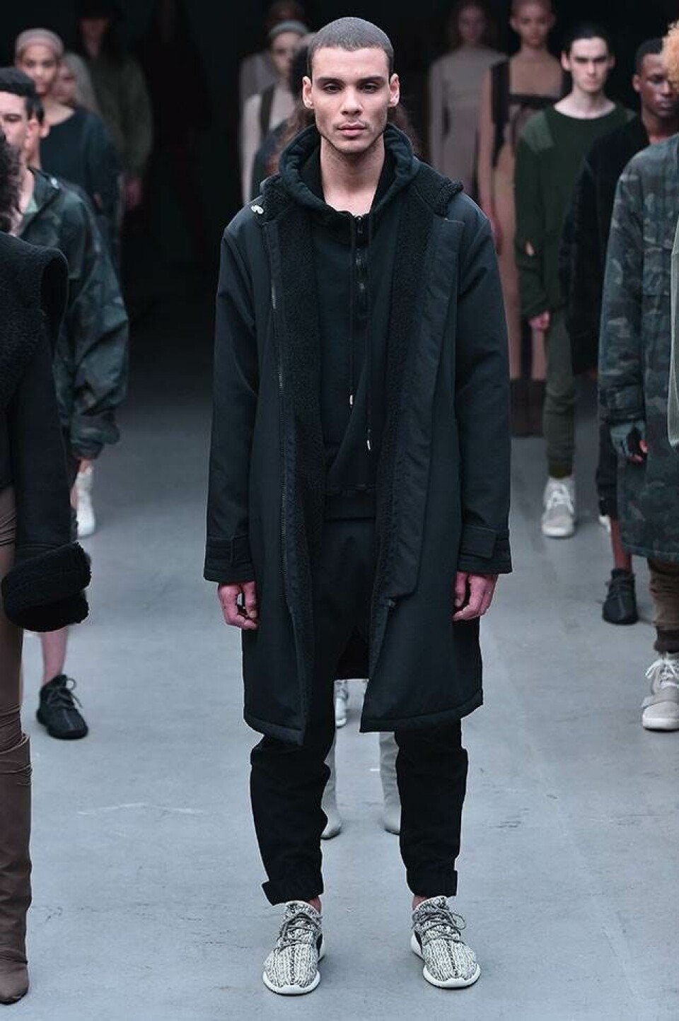 Storsmilende Kanye viste hele Adidas-kollektionen frem under New Yorks modeuge
