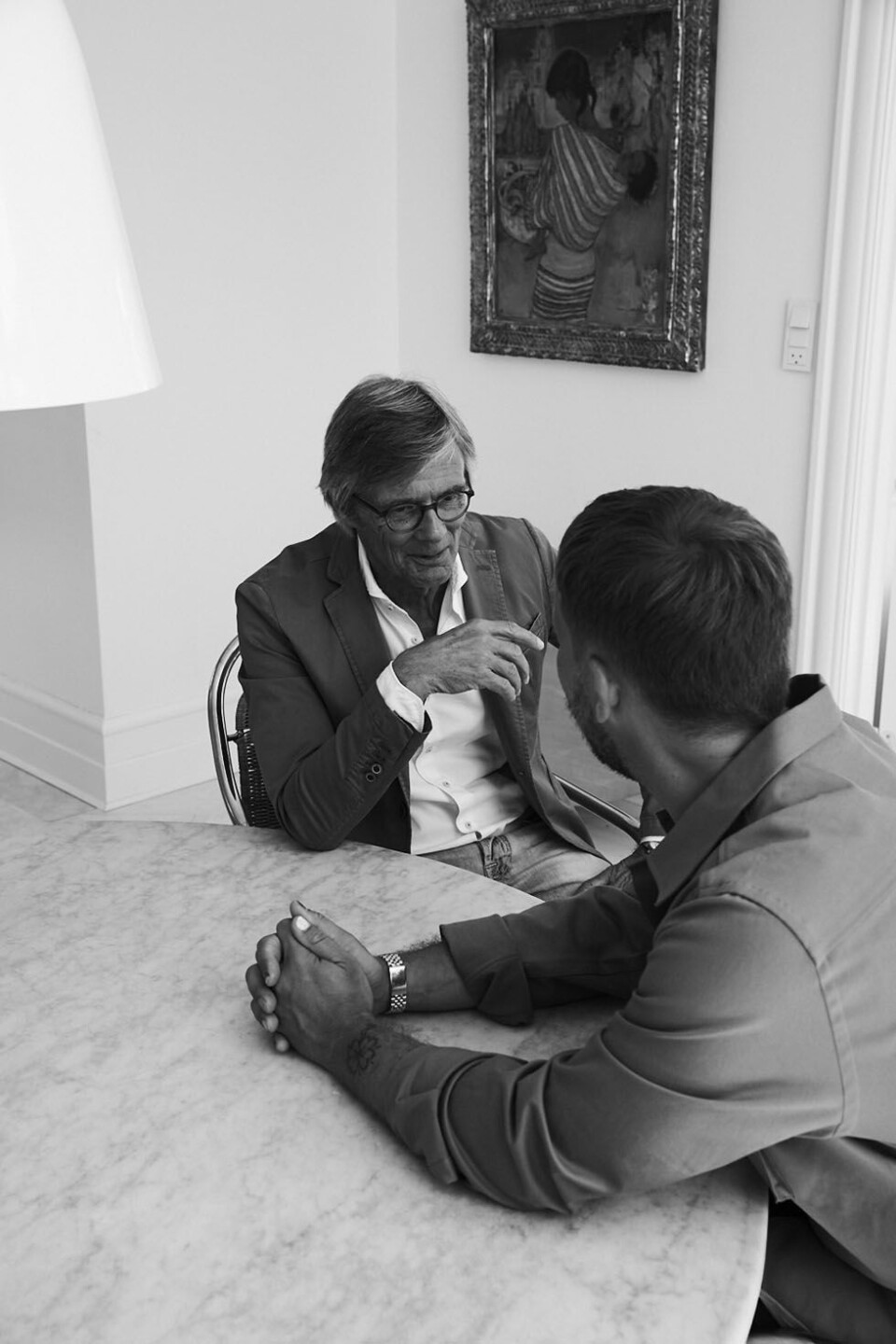 Stort portræt af Anders og Bille August: 'Jeg forgudede min far, som jeg tror, det er ret normalt at gøre, når far ikke skal tage det hverdagsagtige slæb'