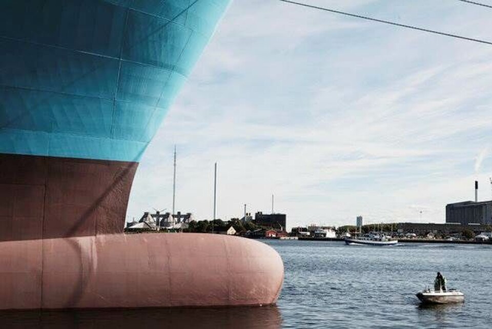 Se billeder: Ombord på verdens største containerskib Triple-E
