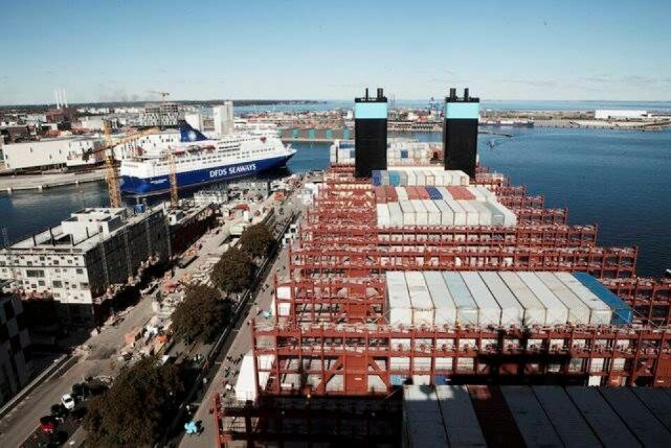 Se billeder: Ombord på verdens største containerskib Triple-E