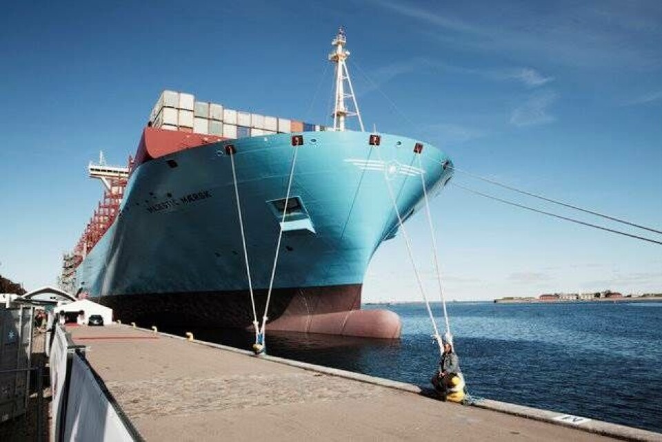 Se billeder: Ombord på verdens største containerskib Triple-E