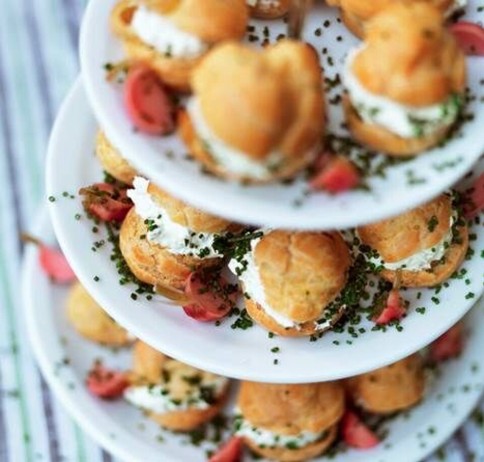 Vandbakkelser med Vesterhavsost