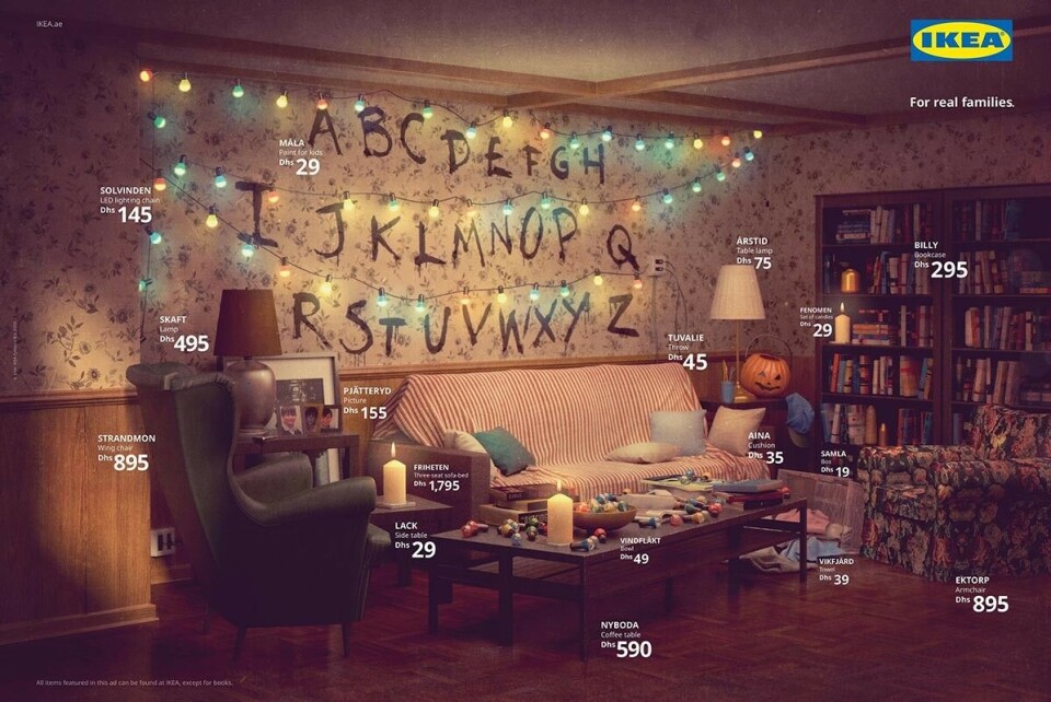 IKEA genskaber stuerne fra ‘Friends’, ‘Stranger Things’ og ‘The Simpsons’