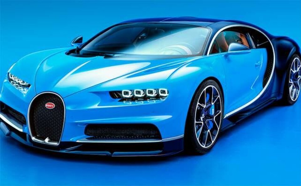 Ny Bugatti er verdens hurtigste sportsvogn