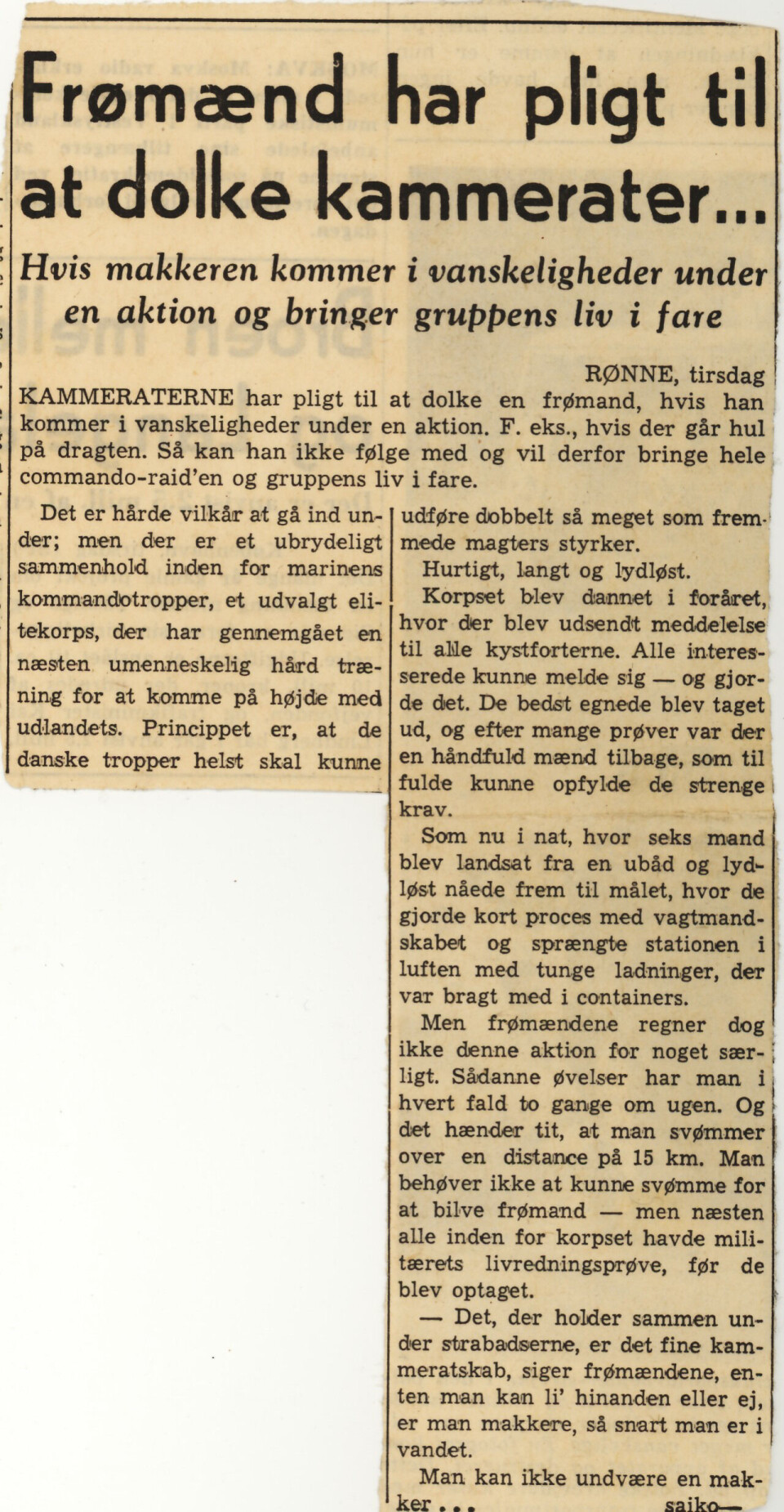 Filip Nielsen fra Frømandskorpsets første dusin: ”Jeg forestillede mig palmer og strande, men mødte et helvede”