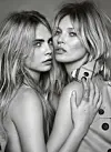 Kate Moss og Cara Delevigne sammen i ny reklame