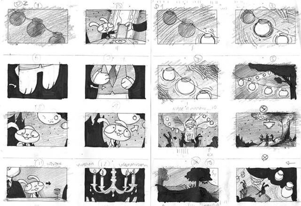 Du sov, da Tobias tog ud i skoven og optog sit eget mareridt