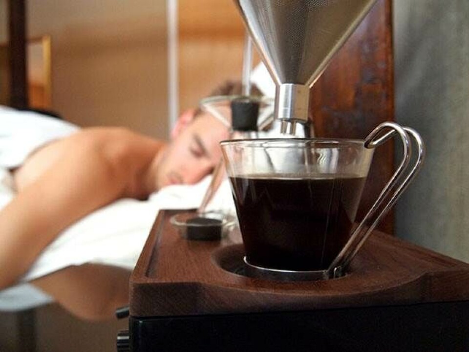 Vækkeuret, der vækker dig med friskbrygget kaffe