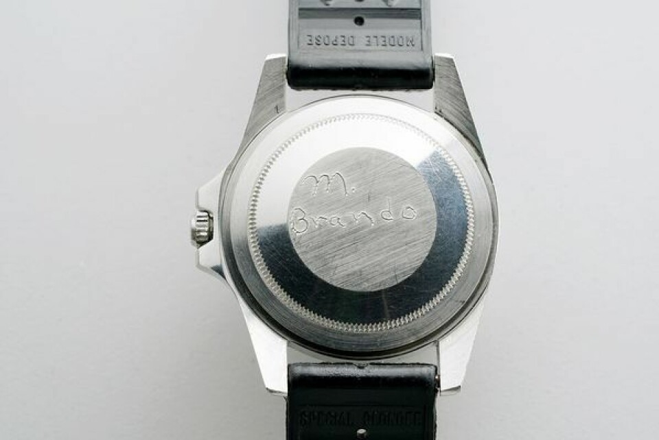 Marlon Brandos Rolex-ur solgt for 13,5 millioner kroner