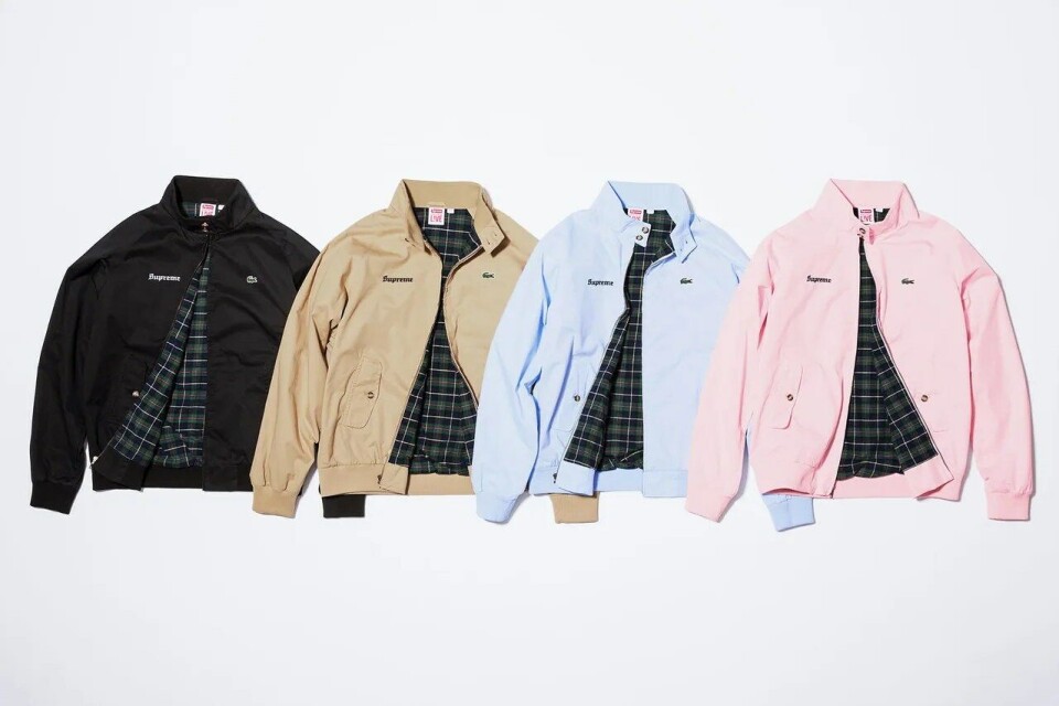 Supreme og Lacoste smider ny sporty kollektion