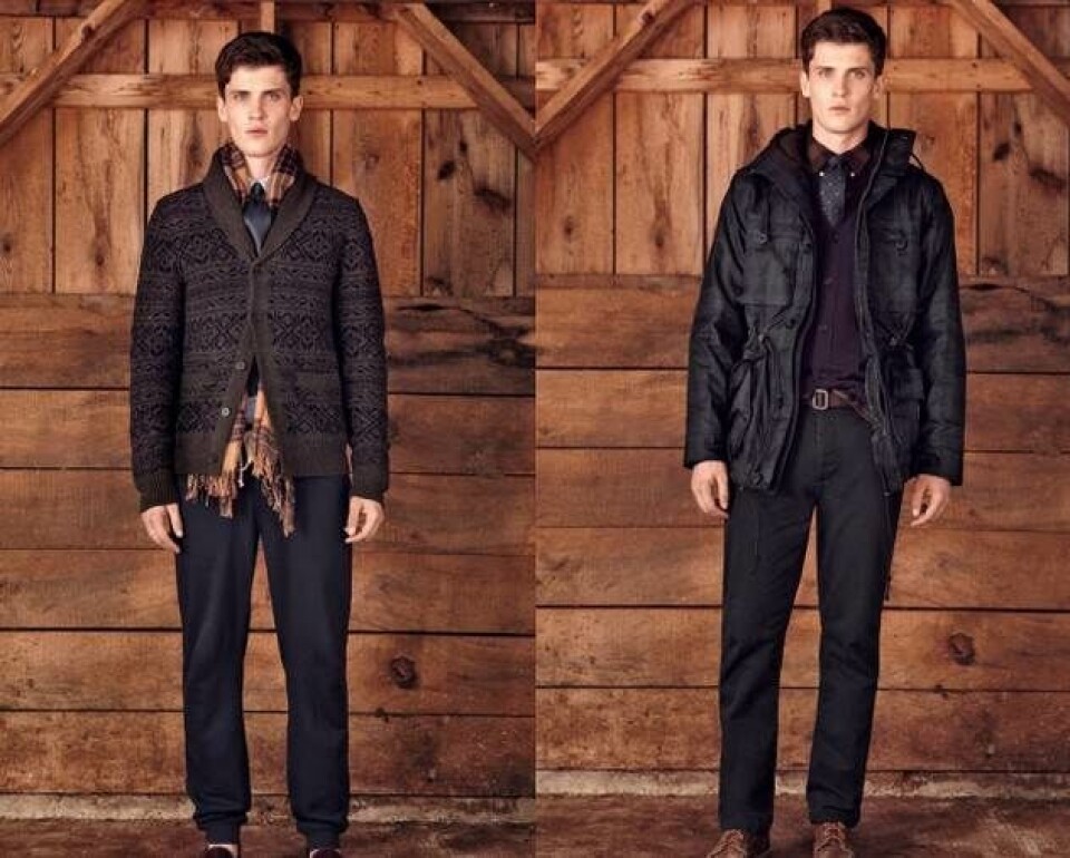 Club Monaco lookbook efterår/vinter 2012