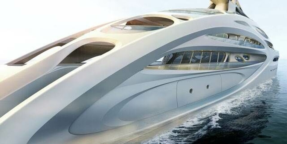 Se Zaha Hadids superyacht