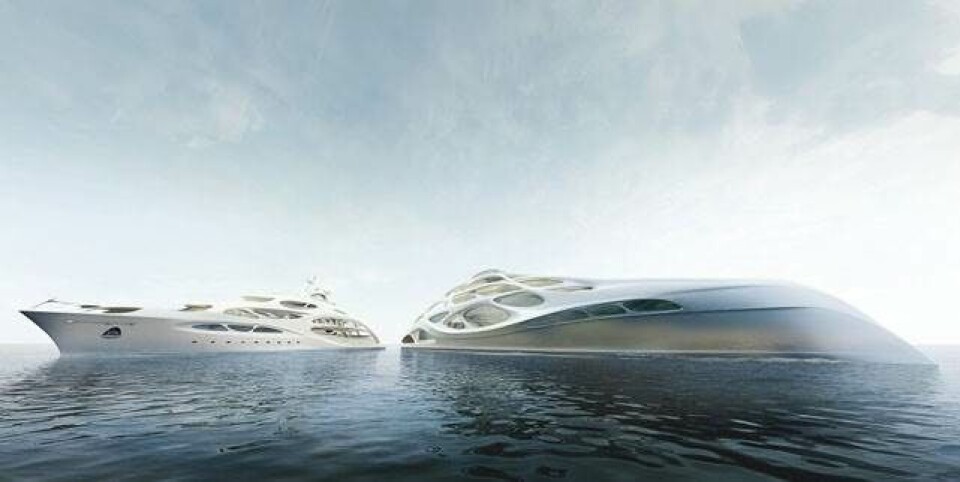 Se Zaha Hadids superyacht
