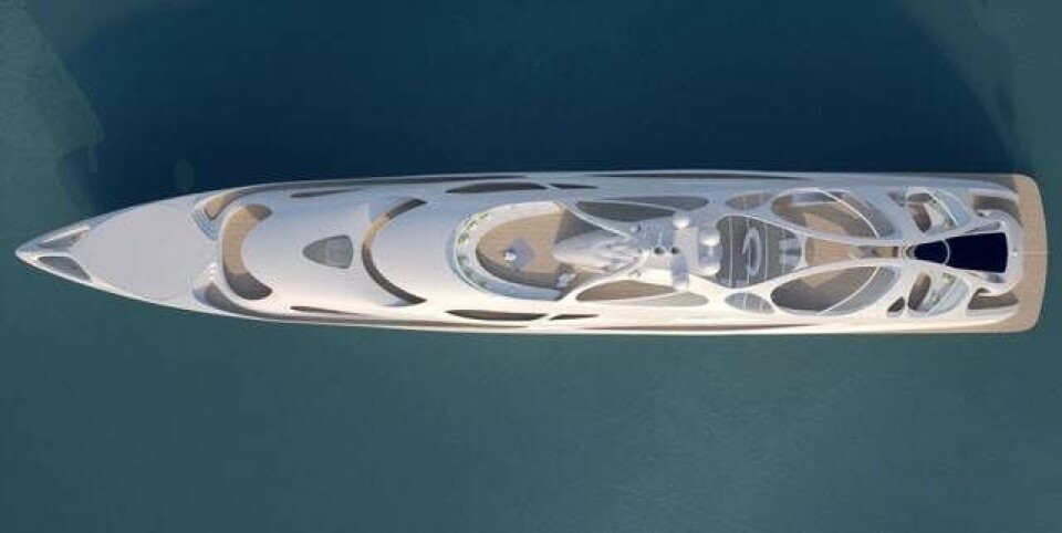 Se Zaha Hadids superyacht