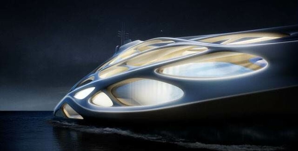 Se Zaha Hadids superyacht