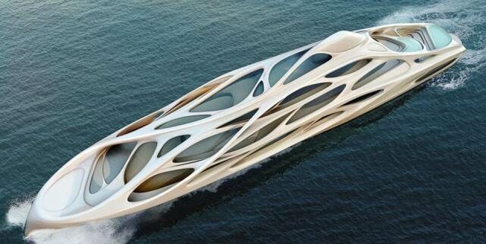 Se Zaha Hadids superyacht