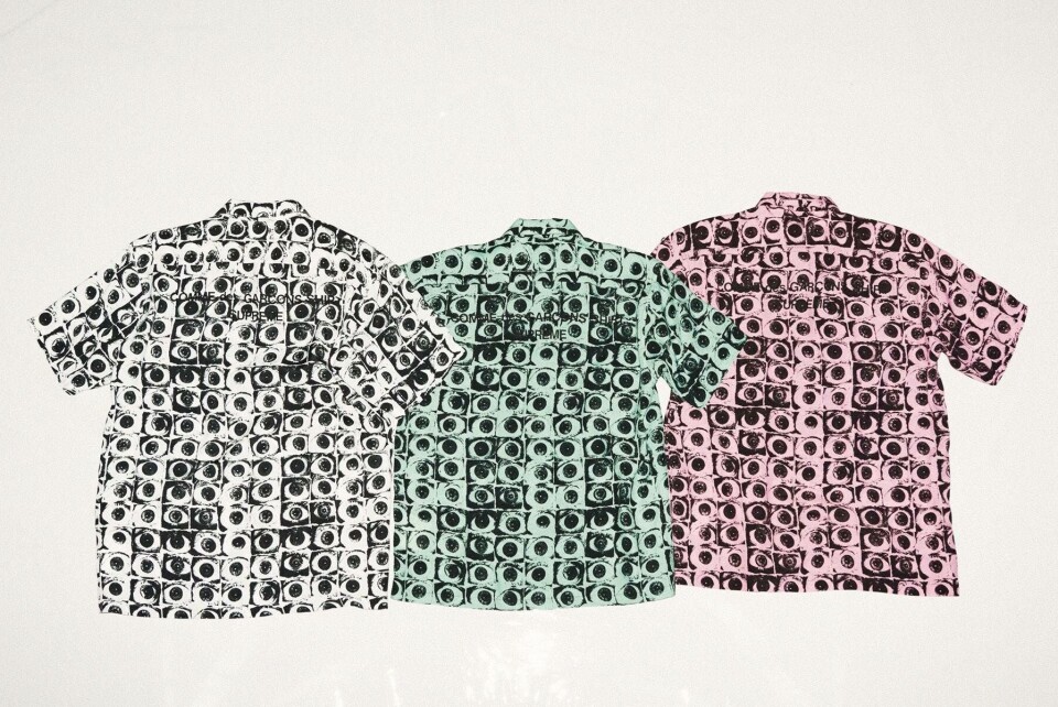 Supreme x COMME des GARCONS SHIRT: Se billederne af den nye S/S-kollektion