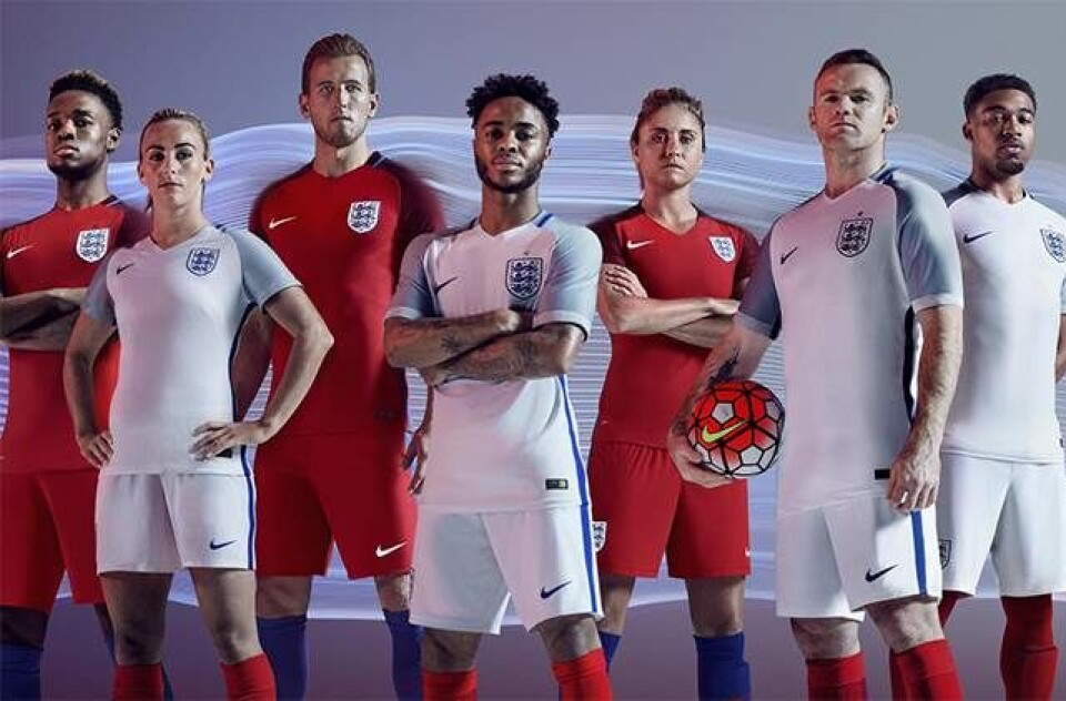 Nike offentliggør EM-trøjerne for England, Frankrig og flere andre store lande