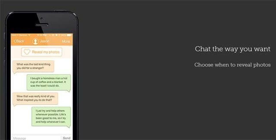 Ny dating-app sætter hjerne over udseende