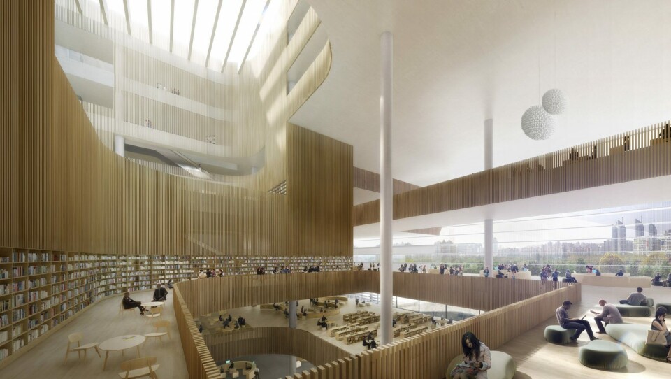 Se dansk tegnestues vinderkoncept til nyt bibliotek i Shanghai